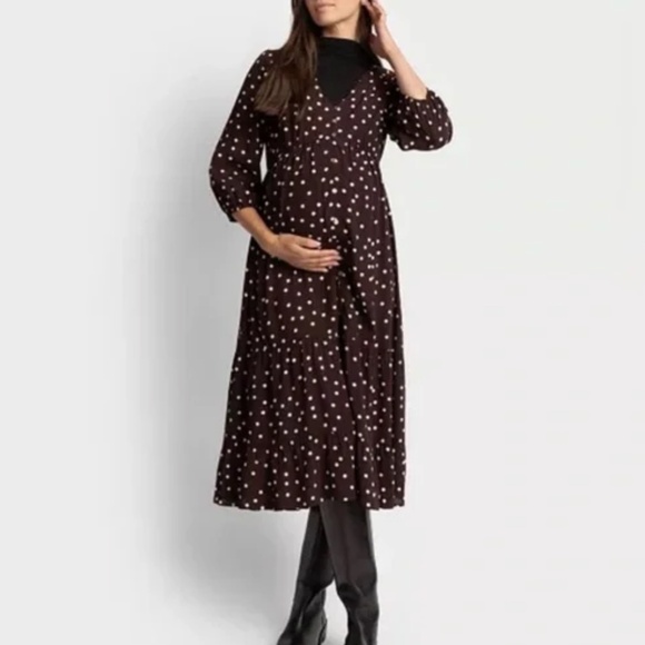 Seraphine | Maternity & Nursing Button-Through Dress | Size: 2 | NWT - Picture 2 of 6